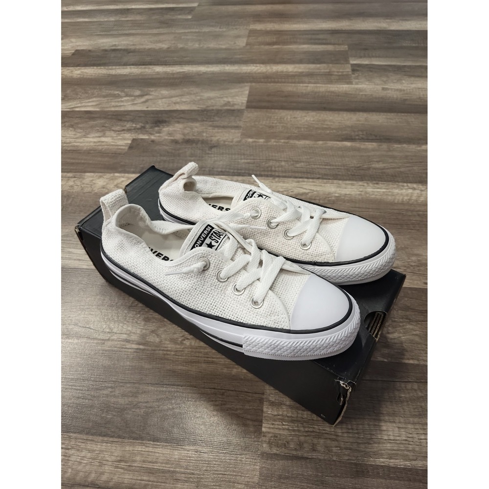 Converse Womens Shoreline Slip Sneakers, White, Size 7 NIB